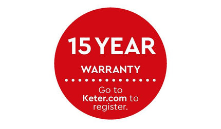 Keter Manor Apex 4x3ft Brown Durable Outdoor Garden Storage Shed - Lockable Door & Weather Resistant Resin