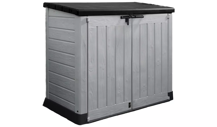 Keter Store It Out MAX 1200L Garden Storage Shed: Durable 5 x 3ft Outdoor Organizer for Tools, Furniture, and Wheelie Bins